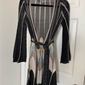 Missoni Multicolor Long Sleeve Top with Belt